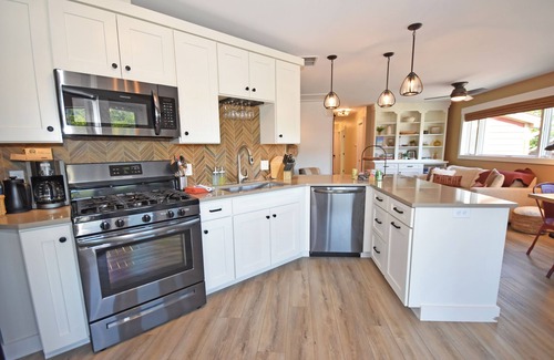 Empire Condo | South Manitou Condo - Enjoy this beautifully remodeled condo 1 Block from Lake Michigan!