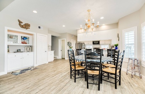 Pirates Beach West House | Spacious Beachside Home w/Long Gulf View, Covered Deck & Huge Primary Suite