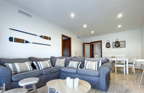 Vilanova I la Geltru Apartment | Spacious Apartment on Rambla w/Parking by Hostem