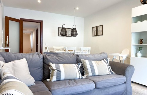 Vilanova I la Geltru Apartment | Spacious Apartment on Rambla w/Parking by Hostem