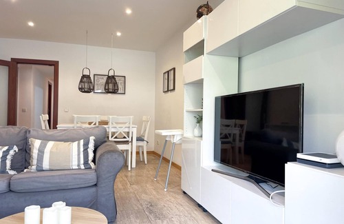 Vilanova I la Geltru Apartment | Spacious Apartment on Rambla w/Parking by Hostem