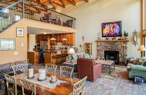 Durango House | Spacious home with full kitchen, game room & great views