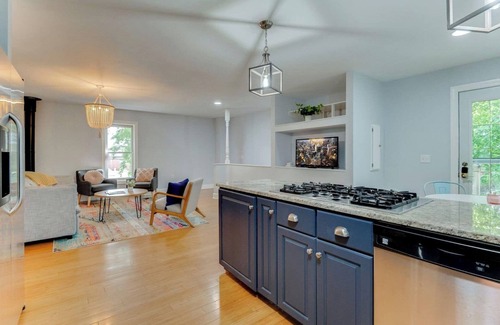 Excelsior House | Spacious Retreat: 3BR, Smart TVs, Deck w/Fire Pit & Grill, Near Attractions!