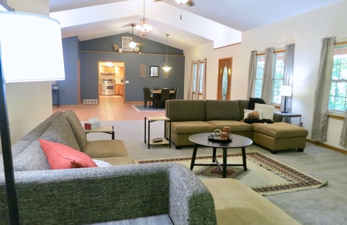 Nelsonville House | Spacious Retreat with Hot Tub, and Walking Trails