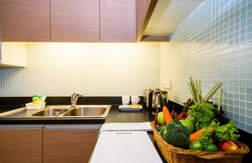 Bangkok Central Business District Hotel | SPACIOUS STUDIO SUKHUMVIT 2 NANA FREE WIFI KITCHEN