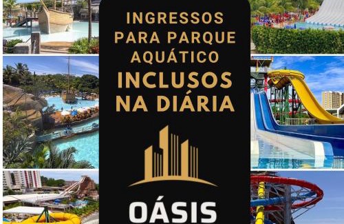 Prive das Caldas Apartment | Spazzio diRoma com Parque Aquático Incluso