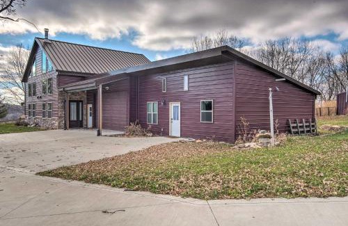 Booneville House | St Charles Hilltop Mansion with Mod Interior!