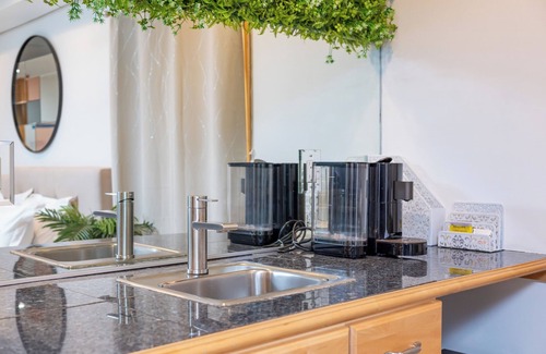 Everett Apartment | Stay in comfort and style! Encore Private Suite + Free parking! Close to Boston!