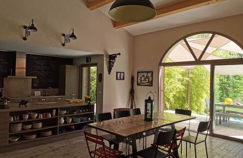 Saint-Andre-de-Roquelongue House | Stone house, private swimming pool, on a 3000m park, Gites de France 4 épis