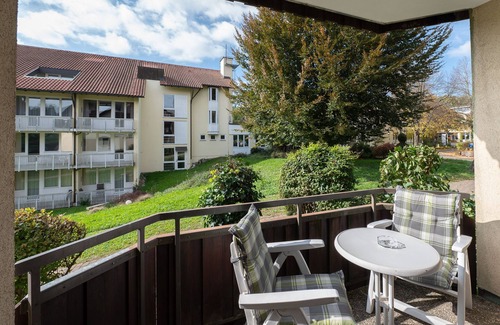 Bad Saeckingen Apartment | Studio Apartment 'Ferienwohnung, 35qm' with Balcony and Wi-Fi