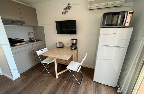 Cavaliere Apartment | Studio cabin 100m from beach and shops with air conditioning and parking