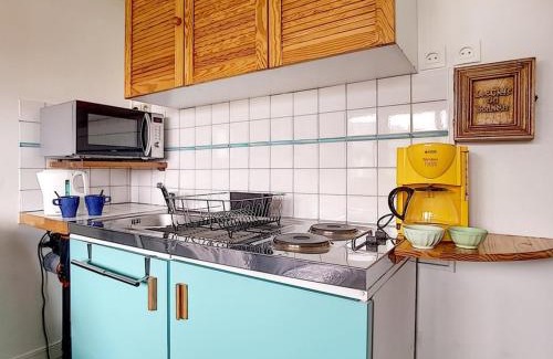 Les Menuires Apartment | Studio cosy au pied des pistes, 2 pers, centre, ski, animaux admis - FR-1-344-1010