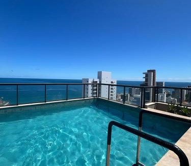 Barra Apartment | Studio Luxo com vista deslumbrante do mar