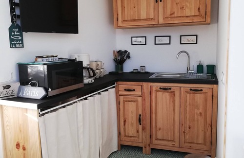 Dragey-Ronthon Apartment | Studio Terre & Mer à Dragey