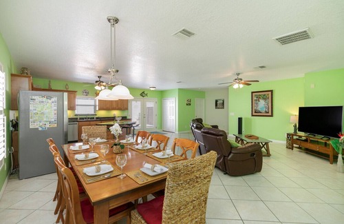 Port Canaveral House | Stunning Beach Home with Heated Pool, 200+ 5 star Reviews, Easy Beach Access!