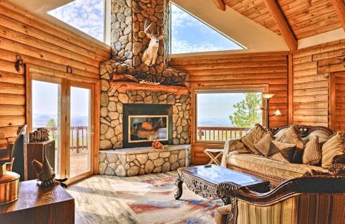 Phoenix Lake-Cedar Ridge Ski Chalet | Stunning Log Cabin with Great Views, Firepit, Deck near Twain Hart