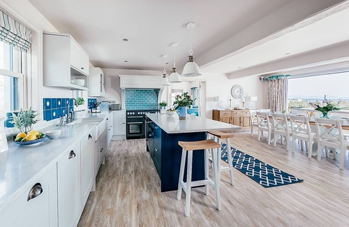 Rhoscolyn House | Stunning luxury stay, with hot tub, tennis court and sea views. Sleeping 16-18.