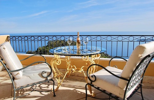 Eze Apartment | Stunning penthouse with panoramic views of Eze & Cap Ferrat