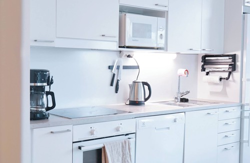 Espoo Apartment | Stylish & Quiet Espoo Retreat with Sauna and Parking