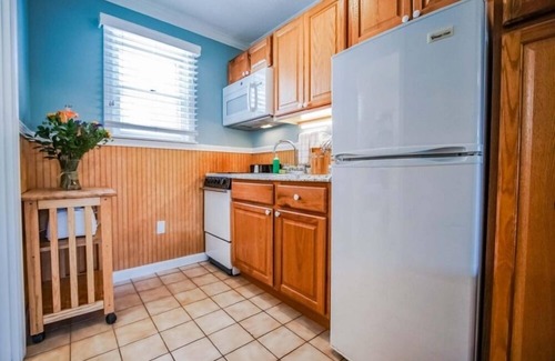 Block Island Apartment | Stylish Studio Steps to Island Free Library