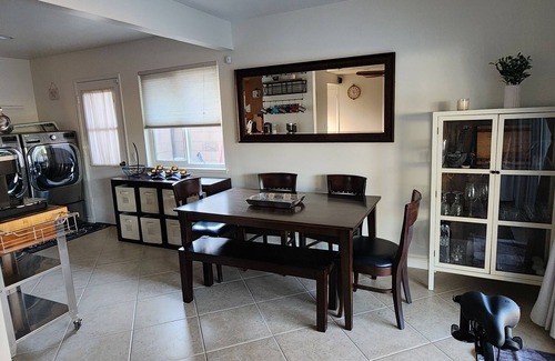 Canoga Park House | Stylish West Hills Haven w/Fire Pit, Outdoor Kitchen & Spacious Patio Bliss