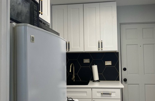 Evanston Apartment | Sunny Evanston Studio: Stylish Decor, Hardwood Floors, Fenced Yard & Parking