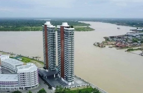 Sibu Condo | sunset & Rejang river view