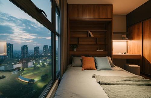 Van Giang Apartment | Sunset view Sky Villa in Ecopark resort with private pool