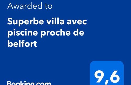 Meroux Villa | Superbe villa avec piscine proche de belfort