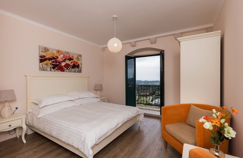 Orasac House | Superior Double Room with Balcony and Sea View (Soba 3)