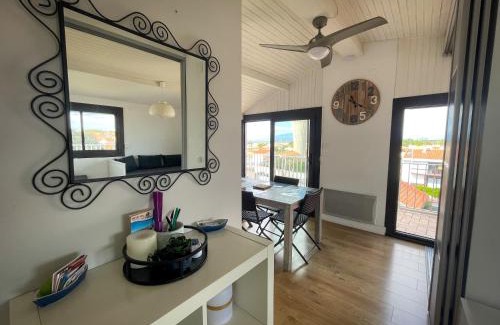 Le Grand Large Apartment | T2 Toit-Terrasse Canet - Plage à 5 min à pieds