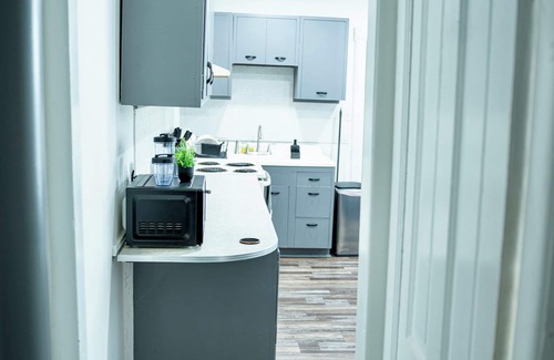 Reading Apartment | The Cozy Grey Haven 1BR Apartment in Reading.