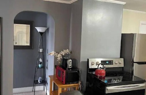 Pawtucket Apartment | The house with the green roof. It’s a Home away from home