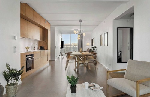 Aarhus C Apartment | The Marina Suite, Including 1x Free Private Parking Spot