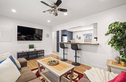 Northwest Calgary House | The Owl PetsOK 3 QueenBD FirePit 3SmartTVs