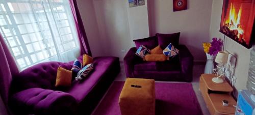 Mbotela Bed & Breakfast | The Purple Gem Airbnb -South B- Oak South Apartments