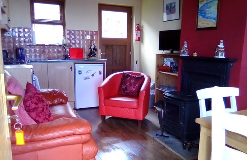 Fanore Ski Chalet | The Stables one bedroom chalet just a short walk to Fanore Beach with great view
