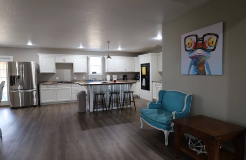 Ledbetter House | The Turquoise Door, short drive to Round Top, 5 private acres, Outdoor Firepit