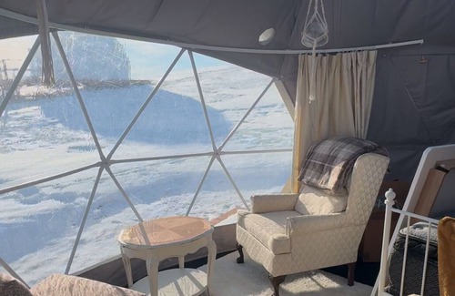 Medicine Hat RV Rental | The Wheat Grass Dome