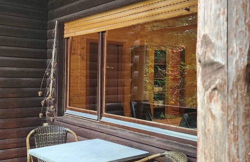 Halenfeld Ski Chalet | Tidy furnished wooden chalet near the forest