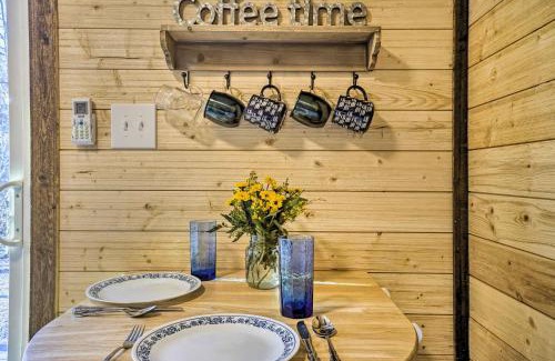 Loudonville Apartment | Tiny Home with Hot Tub By Mohican State Park!