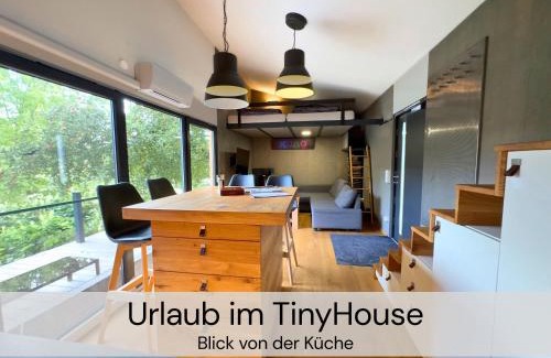 Buhlau House | TinyHousebeiDresden unser größtes winziges Häuschen für bis zu 7 Personen, Kaminofen, große Terrasse - Nähe Sächsische Schweiz - Von Juni - September Mindestmietzeit 1 Woche Sa-Sa