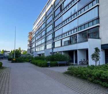 Aviapolis Apartment | Top floor flat with sauna, A/C & free parking