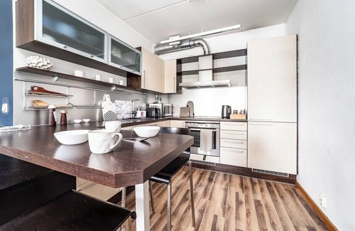 Kesklinn Apartment | Top floor near ferry terminal. Free parking.