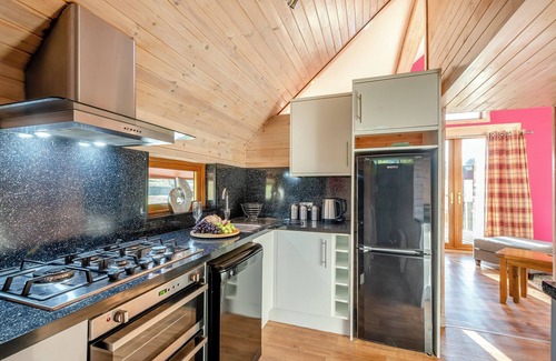 Dumfries Ski Chalet | Traditional country style A-frame lodge.