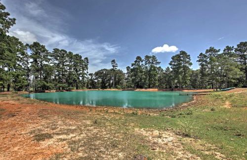 Waller House | Tranquil Plantersville Cabin Farm Animals On-Site