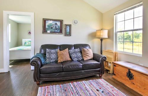 Waller House | Tranquil Plantersville Cabin Farm Animals On-Site