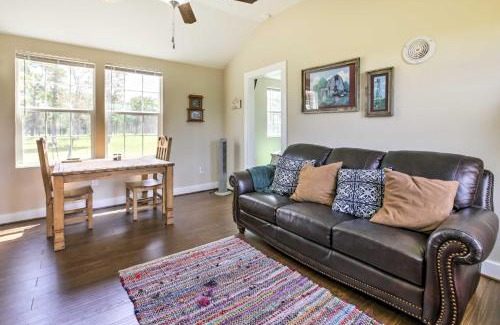 Waller House | Tranquil Plantersville Cabin Farm Animals On-Site