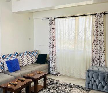 Mombasa Apartment | Tranquil space with aerial Mombasa view in VOK off nyali road