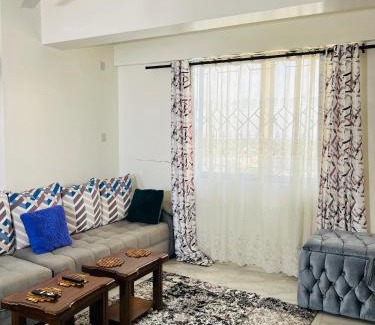Mombasa Apartment | Tranquil space with aerial Mombasa view in VOK off nyali road
